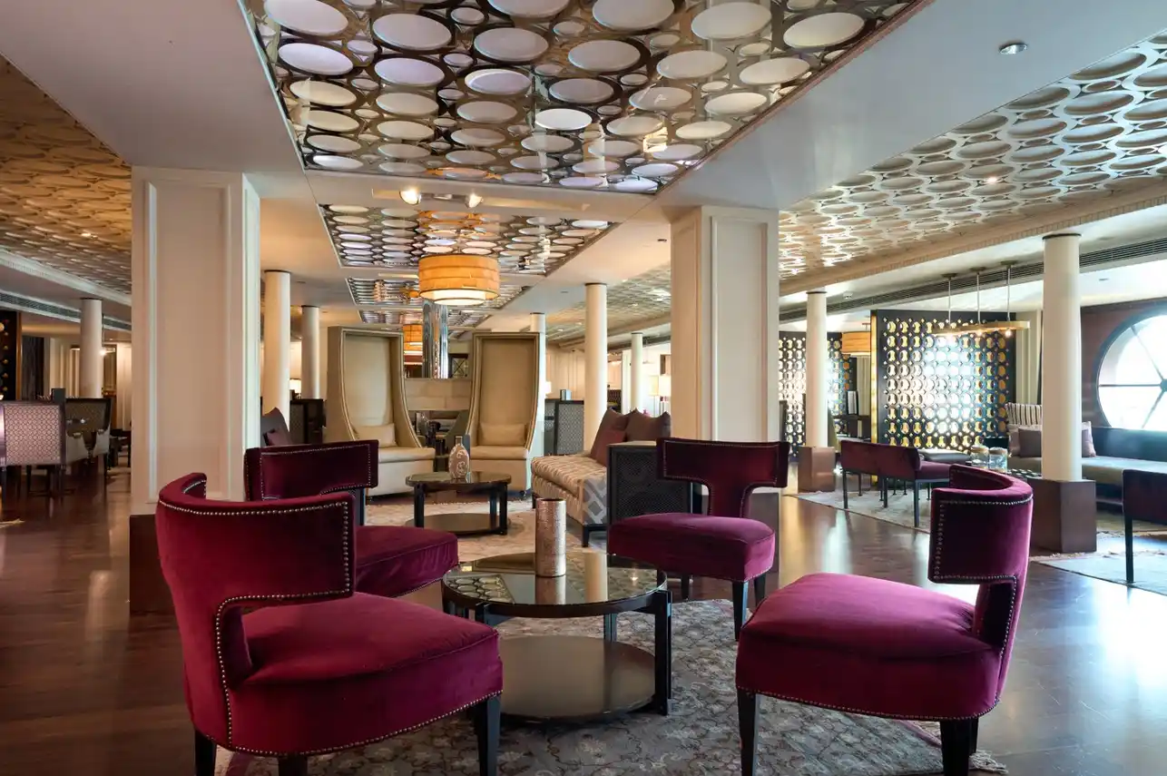 Lounge aboard the M.S. Esplanade Nile Cruise Nile cruise